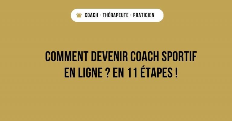 Comment devenir coach sportif en ligne ? En 11 étapes !